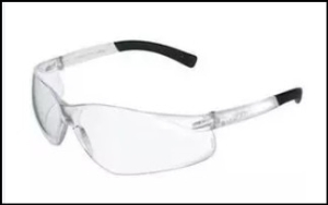 GLASSES SPHERE BLACK CLEAR