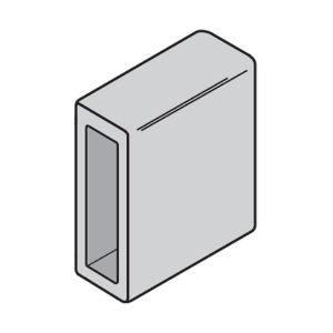 END CAP 2X3/8 SUPPOR
