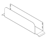 3RU FIBER TROUGH