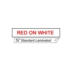 1 PK RED ON WHITE 3
