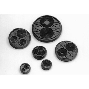 SEAL RUBBER END 5IN 2-PORT FOR