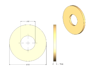 1/2LN FLAT WASHER