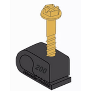 CLIP FLEX CAT5 GRND WIRE 1/2IN