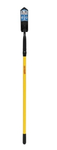 TRENCH SHOVEL 3in 35-degree Angle 48in Yellow Fiberglass Handle