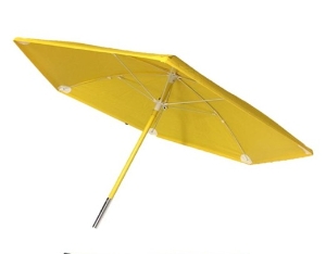 UMBRELLA 78in. 54inx5inxin5 Wood Pole Yellow Vinyl