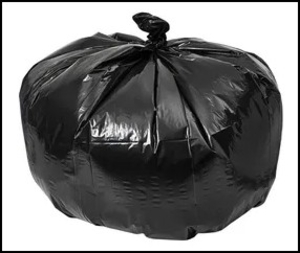VICBAY BAG BLK 23X10X39 100/CS