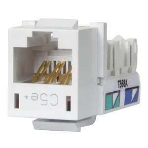 Jack Cat 5E White 24 per PK