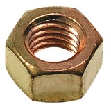 NUT HEX 3/8IN SILICO