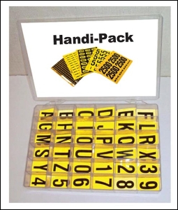 KIT FOR LETTERS/NUMBERS STOCK