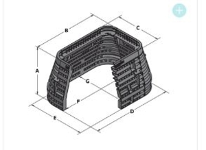 HH 24X36X24 T15 HDPE