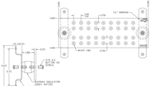 1/4x4x12 Ground Bar