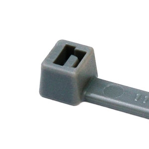4- gray cable tie, 100/bag