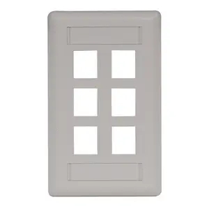 WALL PLATE FLUSH 1GA