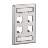 4 PORT FACEPLATE SIN
