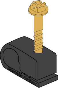 CLIP FLEX RG6-TRI SH