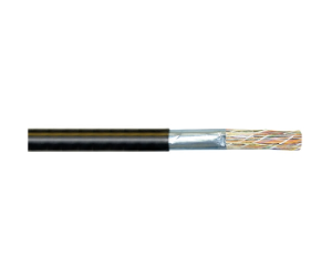 25X24 Cat5e IO SRFR Black 1KFt