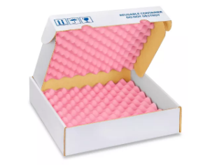 BOX Foam Shipper Anti-Static 16 x 16 x 4in Convoluted