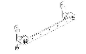 GROUND BAR .25x1x23 inch