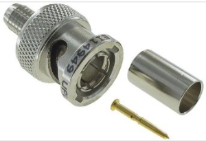 BNC Plug 75 Ohm Full Crimp Str