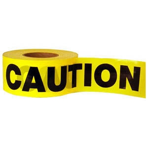 BARRIER TAPE CAUTION 3X1000