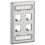 4 PORT FACEPLATE SIN