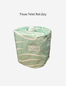 TISSUE TOILET ROLL 2 PLY