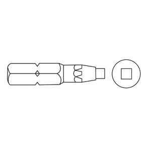 BIT SQUARE TIP 3IN N