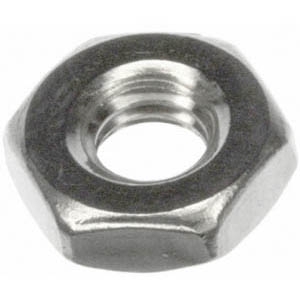 HEX NUT 3/8LN STN ST