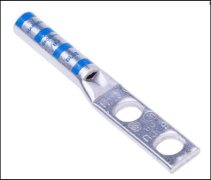 6 Awg Std Barrel 2-Hole Lug