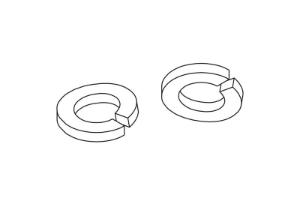 5/8ln SPLIT LOCK WASHER GOLD