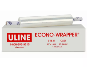 CAST FILM Econo-Wrapper 20in x 1000ft 80 Gauge