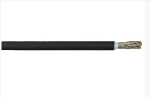 POWER WIRE 6AWG L2 BLACK Without BRAID RG FLEX
