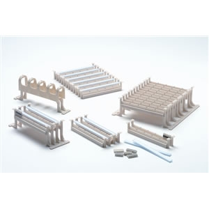 100 Pair 110 Block With Legs. Includes Paper Labeling Strips And Plastic Label Holders.